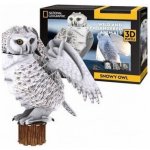 CubicFun 3D puzzle National Geograpic Sněžná sova 62 ks – Zboží Dáma
