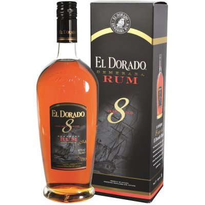 El Dorado 8y 43% 0,7 l (karton)