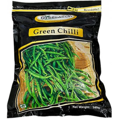 Greentech Mražené Zelené Chilli 340 g – Zboží Dáma