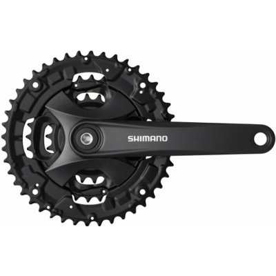 Kliky SHIMANO FC-MT100-L 175mm 40-30-22, černé, bez krytu, 9 speed, pro osu čtyřhran – Zboží Dáma