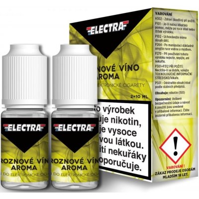 Ecoliquid Electra 2Pack Grape 2 x 10 ml 0 mg – Zbozi.Blesk.cz