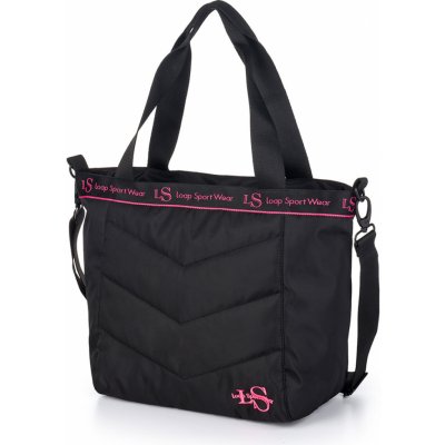 Loap Intan V05J dámská taška černá s růžovým nápisem – Hledejceny.cz