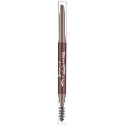 Essence Wow What a Brow tužka na obočí s kartáčkem 02 Brown 0,2 g – Zboží Mobilmania