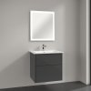 Koupelnový nábytek Villeroy & Boch Finero umyvadlo se skříňkou a zrcadlem 65 cm šedá S00301FPR1