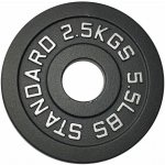 KUBIsport litinový 2,5 kg 50 mm – Zboží Mobilmania