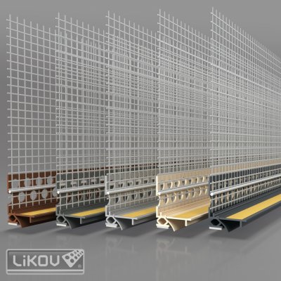 Likov okenní lišta hnědá LS2-FLEX – HobbyKompas.cz