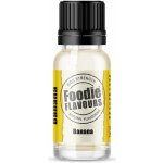 Foodie Flavours Přírodní koncentrované aroma 15 ml banán – Zboží Mobilmania