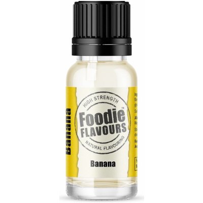 Foodie Flavours Přírodní koncentrované aroma 15 ml banán – Zboží Mobilmania