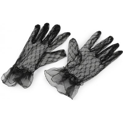 Prima obchod Společenské rukavice krajkové černá – Zboží Dáma Prima obchod Společenské rukavice krajkové černá – Zboží Dáma