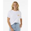 Dámská Trička Rip Curl LINE UP RELAXED TEE White