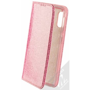 Pouzdro Forcell Shining Book Samsung Galaxy A10 růžové