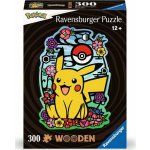 RAVENSBURGER Dřevěné obrysové Pikachu 300 dílků – Zboží Dáma