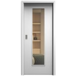 Sapeli Elegant Komfort M55 posuvné bílá pór 100 x 210 cm Planibel bronz – Hledejceny.cz