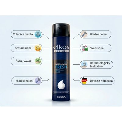 Elkos Fresh pěna na holení 300 ml – Hledejceny.cz