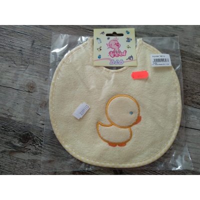 Bib bryndák froté kačenka béžová žlutá modrá žlutá – Hledejceny.cz