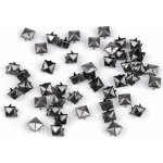 Prima-obchod Cvočky na oblečení 7x7mm pyramida, barva 2 nikl černý – Hledejceny.cz