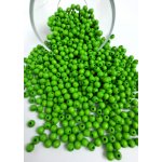 Detoa dřevěné korálky světle zelené 4 mm 10 ks – Zboží Dáma