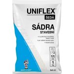 Uniflex sádra šedá, stavební, 1 kg