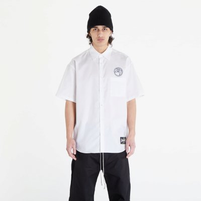 Ambush Emblem Shortsleeve shirt Blanc De Blanc Insignia blue