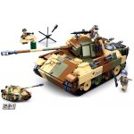 Sluban B0859 Maskovaný tank střední 2v1 – Zboží Mobilmania