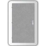 Kooperativa pozinkované ocelové dveře zateplené typ 86 700/1970 L – Zboží Mobilmania