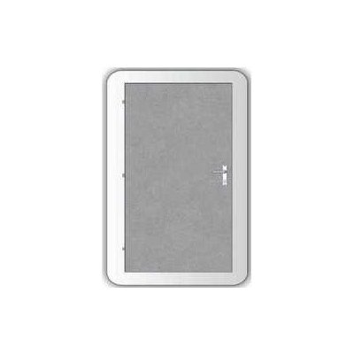 Kooperativa pozinkované ocelové dveře zateplené typ 86 700/1970 L – Zboží Mobilmania