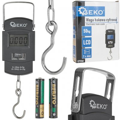 Geco Digitální háčková váha 50 kg – Hledejceny.cz