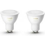 Philips Hue BT LED žárovka GU10 5W bílá 2 ks Chytrá LED žárovka 2ks 2200-6500K – Zboží Mobilmania