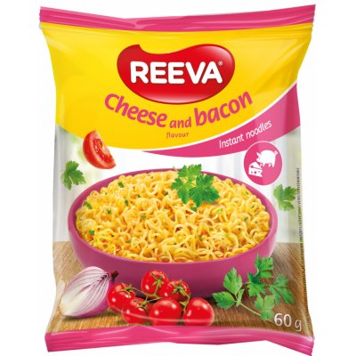 Reeva Instantní polévka Sýr a slanina 60 g – Zboží Dáma