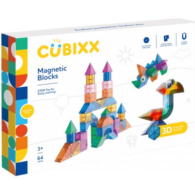 Cubixx Magnetické kostky 64 ks – Zboží Mobilmania