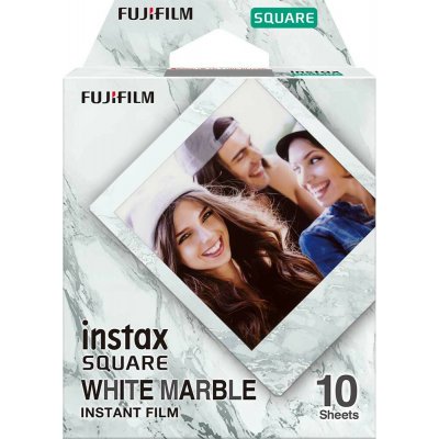 FujiFilm film instax square film Whitemarble 10ks 16656473 – Zboží Mobilmania