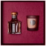 Erbario Toscano Ambra Oud Dárková sada difuzér 250 ml + svíčka 70 g – Zboží Dáma