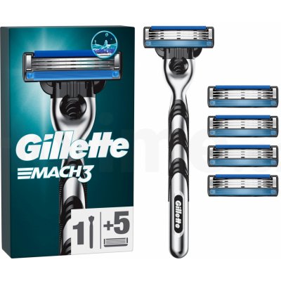 Gillette Mach3 + 5 ks hlavic – Zboží Dáma