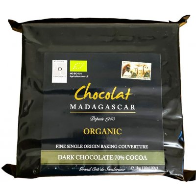 Chocolat Madagascar 70% čokoláda na vaření BIO 1 kg