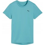Puma Dámské sportovní triko W TAD ESSENTIAL CREW TEE Tyrkysová Černá – Zboží Mobilmania