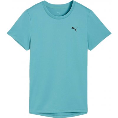 Puma Dámské sportovní triko W TAD ESSENTIAL CREW TEE Tyrkysová Černá – Zboží Mobilmania
