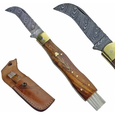 PAK Damaškový houbařský nůž "FOREST" s koženým pouzdrem RK-4001 – Zbozi.Blesk.cz
