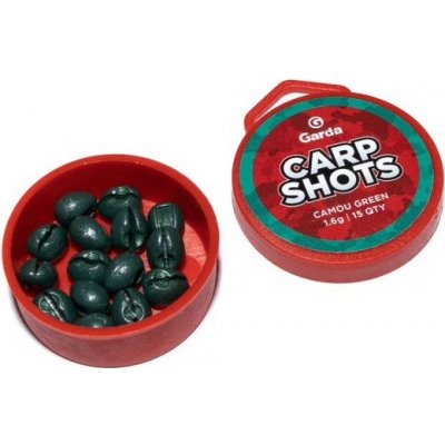 Garda Bročky Carp Shots Camou Green 1,6g 15ks – Zboží Mobilmania
