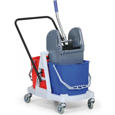 B2B Partner 403002 úklidový vozík s kbelíky – Zboží Mobilmania