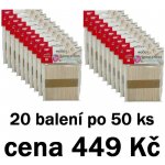 Main Paper Špachtle dřevěné přírodní - dřívka 11x1cm (20x50ks) – Zboží Dáma