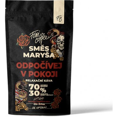 Fixi Coffee Káva Maryša Odpočívej v pokoji jemně mletá 250 g – Zboží Mobilmania