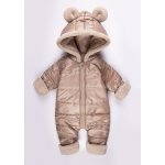 I love milk Detská zimná kombinéza s ušami béžová – Zboží Dáma
