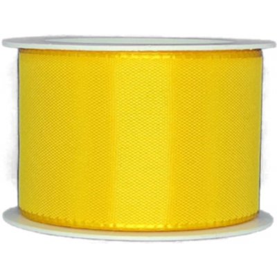 Stuha taftová žlutá 40 mm x 2 m – Zboží Dáma