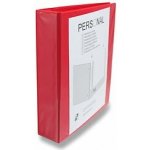Karton P+P Personal - 4kroužkový pořadač - A4, 60 mm, červený – Zboží Živě