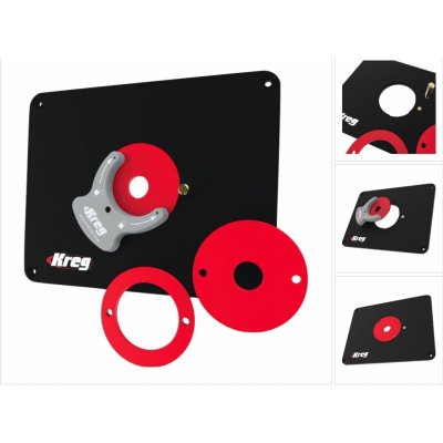 Kreg Frézovací deska pro horní frézku - nevrtaná – Zboží Mobilmania