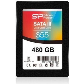 Silicon Power S55 480GB, 2,5", SSD, SP480GBSS3S55S25