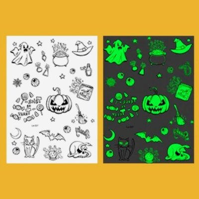 Glow Tattoo svítící nalepovací tetování Halloween 2 – Hledejceny.cz