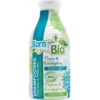 Born to Bio šampon proti lupům Eukalyptus a Tymián 300 ml