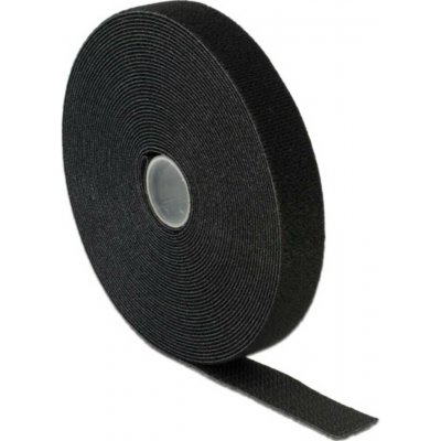 Delock 18716 pásek se suchým zipem ke spojování háčková a flaušová část (d x š) 10 m x 20 mm černá 1 ks – Hledejceny.cz