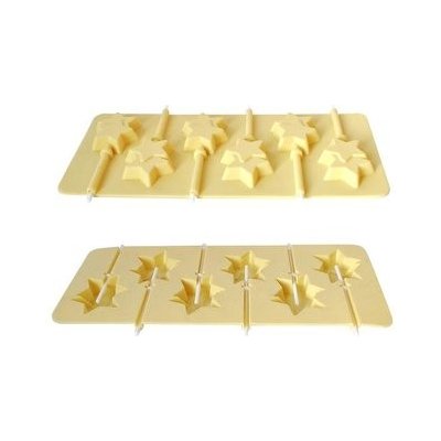 Toro Tvořítko na čokoládová lízátka, silikon hvězdy 263625 – Zbozi.Blesk.cz